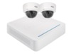 ABUS Videoüberwachungsset: Netzwerk Digitalrekorder + 2 WLAN Außen-Domekameras – leicht bedienbares professionelles Überwachungsset (TVVR36021)