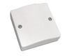 Screw terminal distributor flush mount, 8-pins, white front view